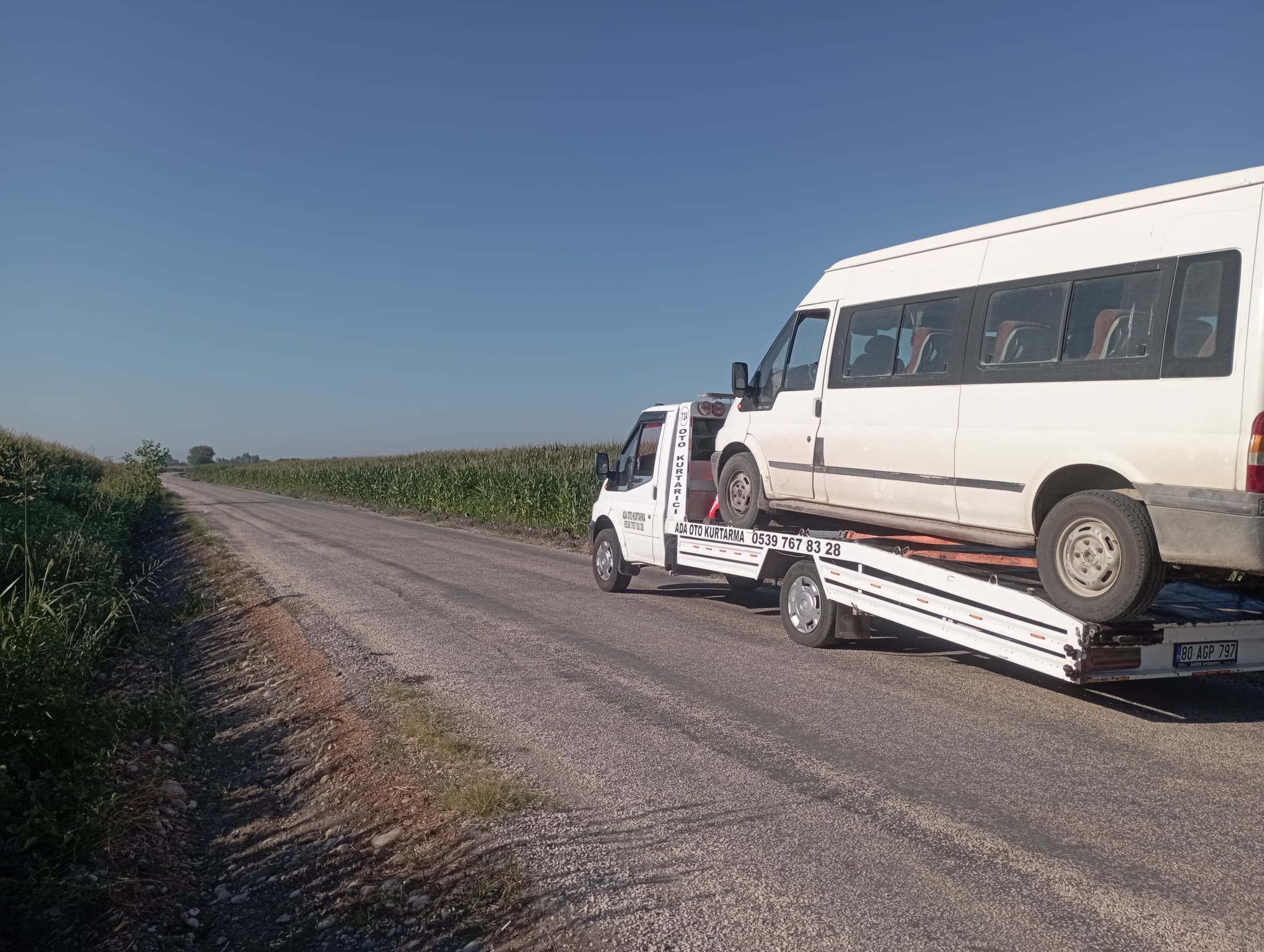 ADA Oto Kurtarma minibüs ve hafif ticari araç taşıma hizmeti