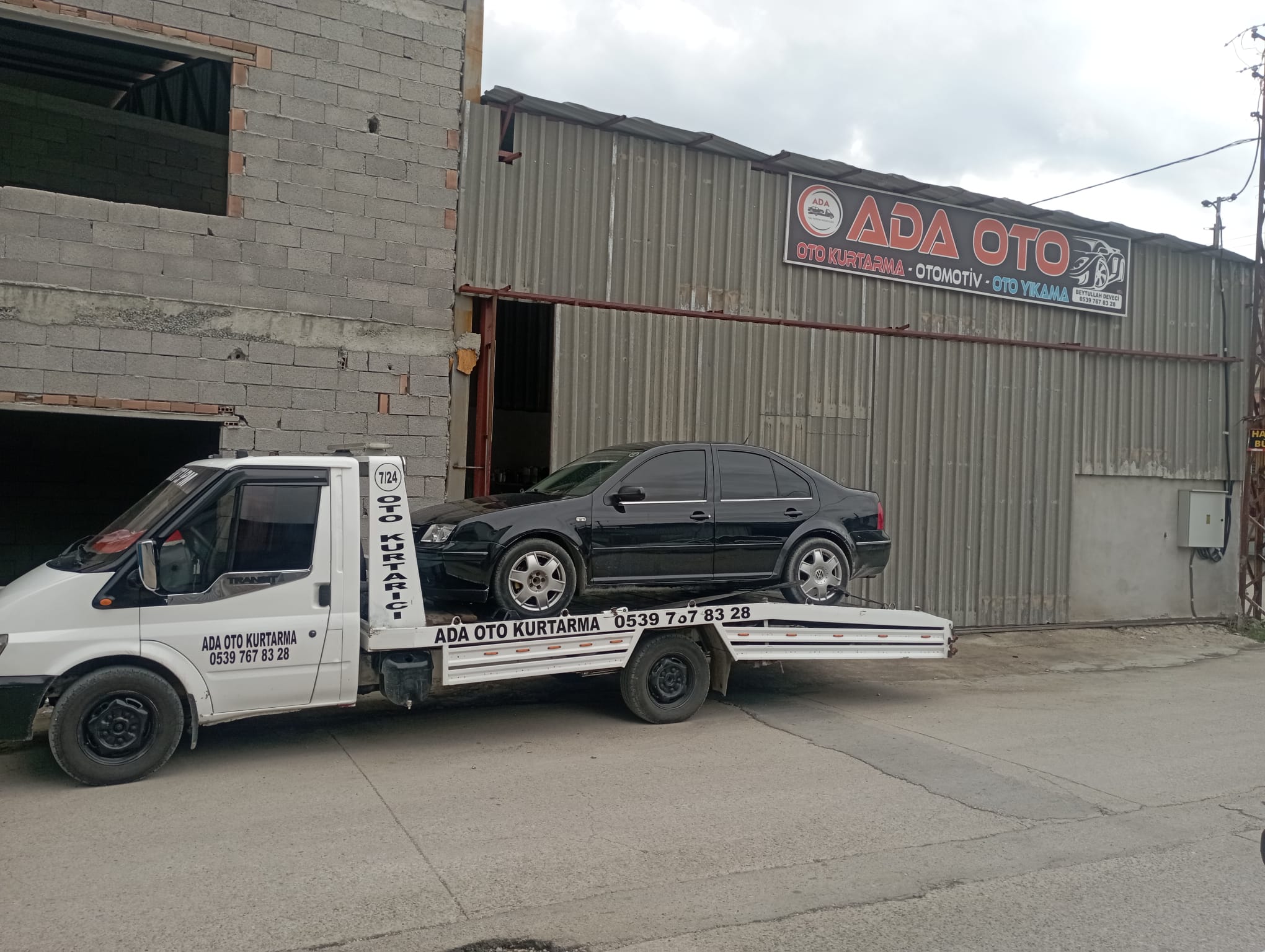 ADA Oto Kurtarma çekicisi ve Kadirli hizmet noktası